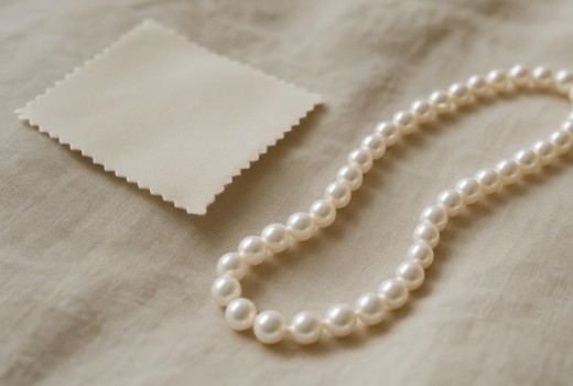 Wie man Perlenschmuck ohne Verlust des Glanzes reinigt
