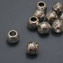 Pandora-Perle, Durchmesser 10×8 mm, Lochdurchmesser 4,6 mm, Verpackung 20 g, 10 Stück (±)