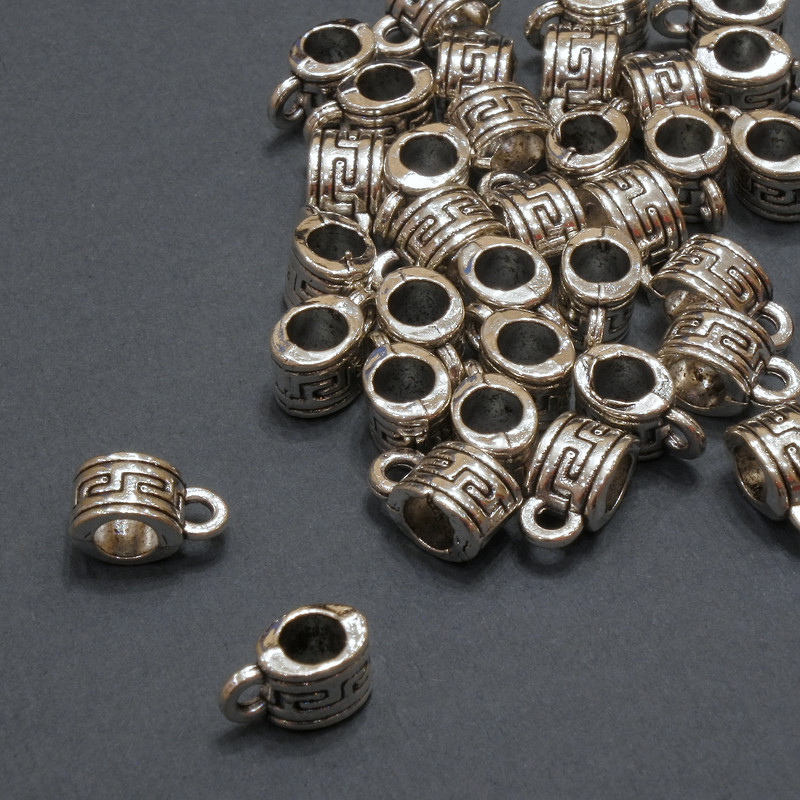 Bail-Halter 5×5 mm, Loch Ø 3,8 mm, Verpackung 20 g ca. 29 Stück