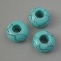 Pandora-Perle Türkis, Durchmesser 14 x 7 mm, Lochdurchmesser 5,5 mm