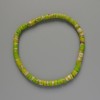 Armband aus grünem Varizit (gepresste Scheiben), Durchmesser 4,5 × 2,5 mm, Länge ca. 18 cm (Stretch)