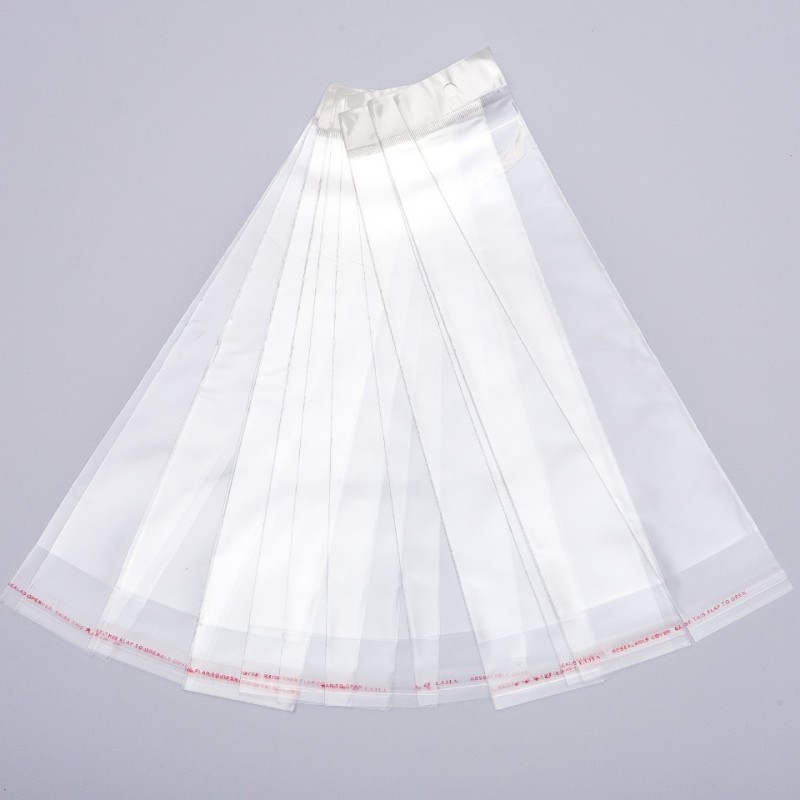 Selbstklebender Verpackungsbeutel 7×31,5 cm, 100 Stück