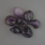 Amethyst-Trommelstein – Souvenir-Naturstein, Durchmesser 20×18 mm (+-) Verpackung 100 g