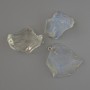 Anhänger aus unbehandeltem Mondstein, Durchmesser 30 × 21 mm bis 38 × 32 mm, assortiert