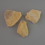 Anhänger Selenit, unbehandelter Naturstein, Durchmesser 34×20 bis 35×29 mm, assortiert