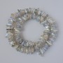 Perlen aus Labradorit, Körnchen, Durchmesser 10×3 mm, Länge ca. 39 cm auf einer Schnur