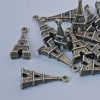 Schmuckzubehör – Anhänger, Ø 26×9 mm, Lochdurchmesser 1,7 mm, Verpackung 13 Stück ±, bronzefarbenes Metall