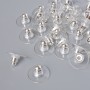Endkappen für Ohrhaken, Ø 12 mm, Verpackung 42 Stück, silberfarben