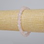Armband Rosenquarz – Naturstein, facettierter Würfel, Durchmesser 7 mm ±, Länge 18 cm ± (Stretch-Armband)