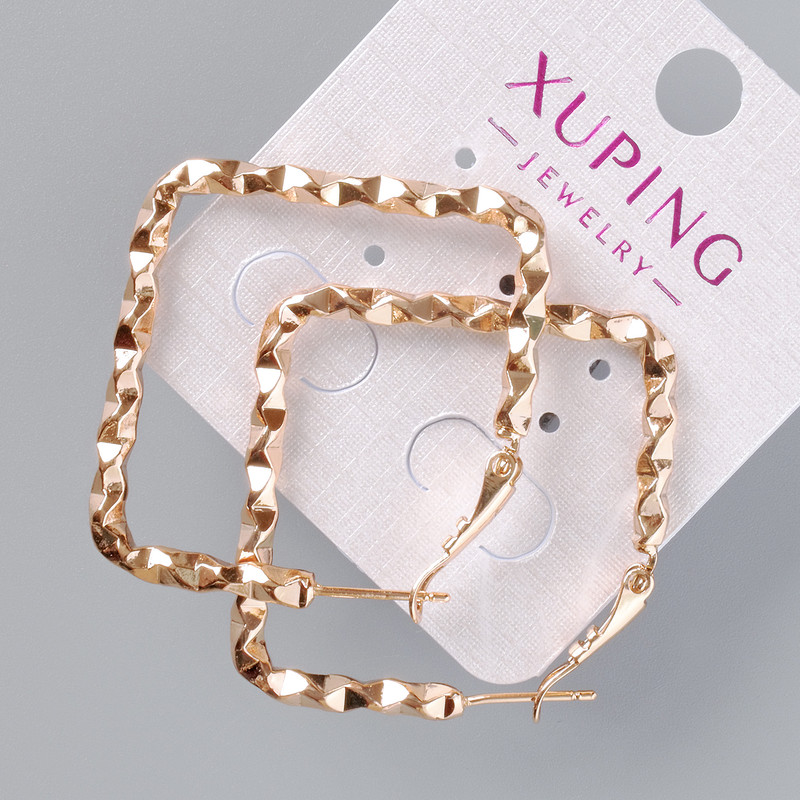 Xuping Ohrringe, Durchmesser 42 × 42 mm, 18K-Vergoldung