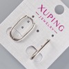 Xuping Ohrringe, Rhodiumbeschichtung, Durchmesser ca. 20×2 mm ±