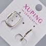 Ohrringe Xuping, Durchmesser 16×3 mm, rhodiniert
