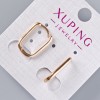 Xuping Ohrringe, Durchmesser 17×2,5 mm, 18K Vergoldung