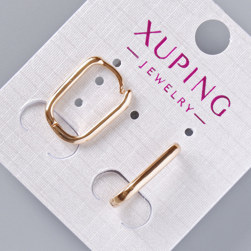Xuping Ohrringe, Durchmesser 17×2,5 mm, 18K Vergoldung