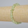Armband aus Prehnit, natürlicher Stein, Körnchen 6×3 mm, Länge ca. 18 cm (Stretch)