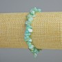 Armband aus blau getönten Perlmutt-Chips, Durchmesser 7×2 mm, Länge ca. 18 cm (Stretcharmband)