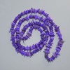 Violette Perlmuttperlen, getöntes Perlmutt, 10×2 mm, Länge ca. 80 cm, auf Schnur