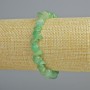 Armband aus echtem Nephrit, Kieselstücke, Durchmesser ca. 8×4 mm, Länge ca. 18 cm – Stretch