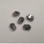 Perle „Igel“ Durchmesser 12,5×9,5 mm, Loch 4,5 mm, Verpackung 20 g, 9 Stück, +