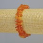 Bernsteinarmband, geglättete Bernsteinperlen, Durchmesser 12×3 mm, Stretcharmband, Länge ca. 18 cm, mit Rocailles-Perlen