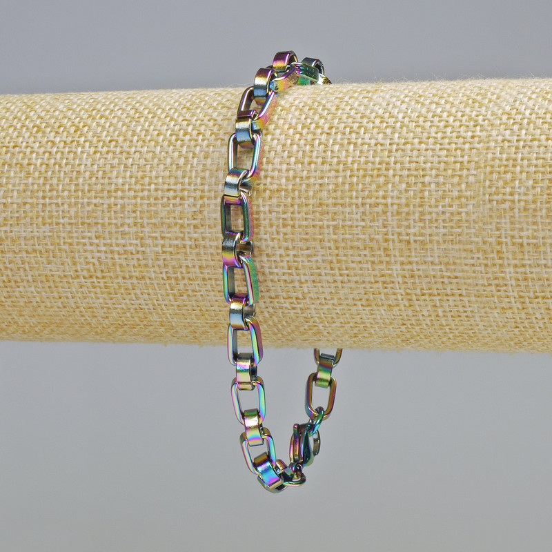 Xuping-Armband mit Beschichtung „Gasoline“ 18K, Dicke ca. 6 mm, Länge ca. 22 cm