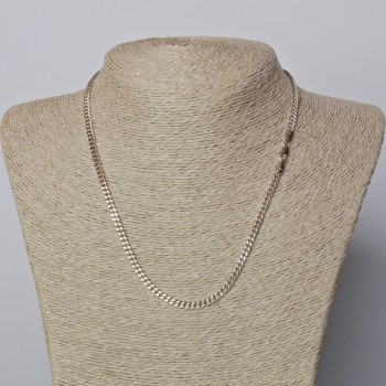 Kette Xuping Rhodiumbeschichtet, Dicke 3,5 mm, Länge 45 cm ±