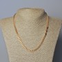 Xuping-Kette mit 18K-Vergoldung, Dicke ca. 5 mm, Länge ca. 45 cm
