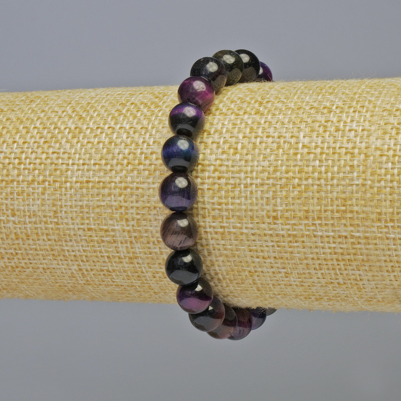 Mehrfarbiges Katzenauge-Armband