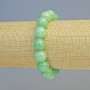 Armband aus Amazonit, Naturstein, glatte Kugel, Durchmesser ca. 12 mm ± (Stretcharmband), Länge 18 cm+