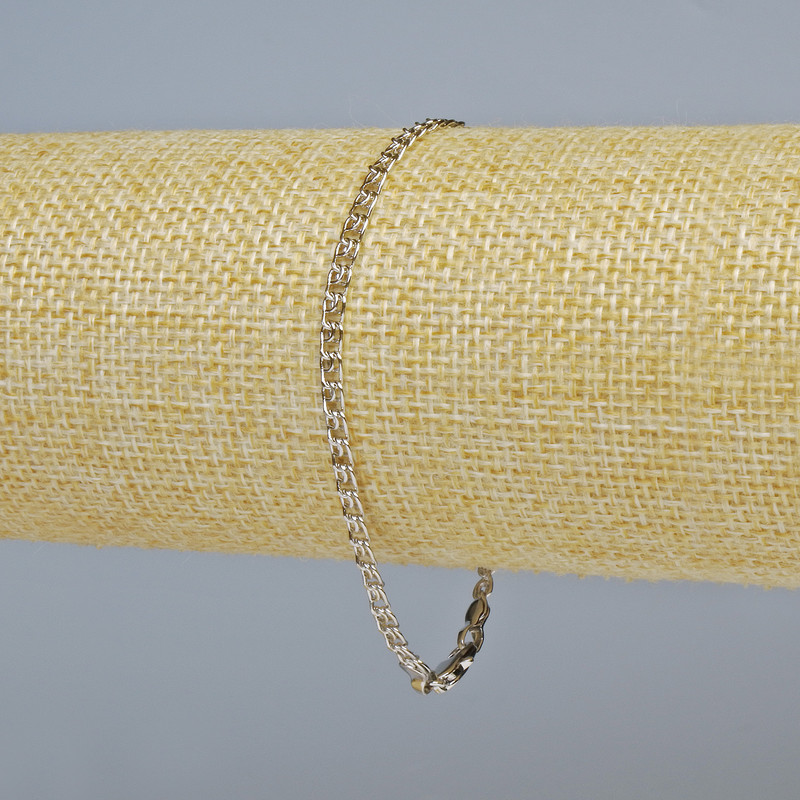 Xuping Rhodium-beschichtetes Armband, Dicke 3 mm, Länge 19 cm