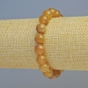 Armband aus Calcit, glatte Kugeln, Durchmesser ca. 10 mm ±, Elastikband, Länge ca. 18 cm+