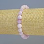 Armband Kunzit (künstlich) glatte Kugeln, Durchmesser ca. 8 mm ± (Elastik), Länge ca. 18 cm+