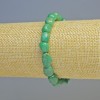 Armband aus natürlichem Amazonit, facettierte Perlen, Durchmesser 9×11 mm ± (Stretch), Länge 18 cm+