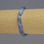 Armband aus Kyanit, natürlicher Stein, facettierte Perlen, Ø 8×10×5 mm ±, Länge ca. 18 cm ± Stretch-Armband