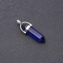 Anhänger Sechseck blau 41×34×9 mm