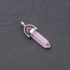 Sechseckiger Anhänger rosa 41×34×9 mm