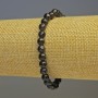 Iolith-Armband mit facettierten Kugeln, Durchmesser ca. 6 mm, Länge ca. 18 cm, Stretch