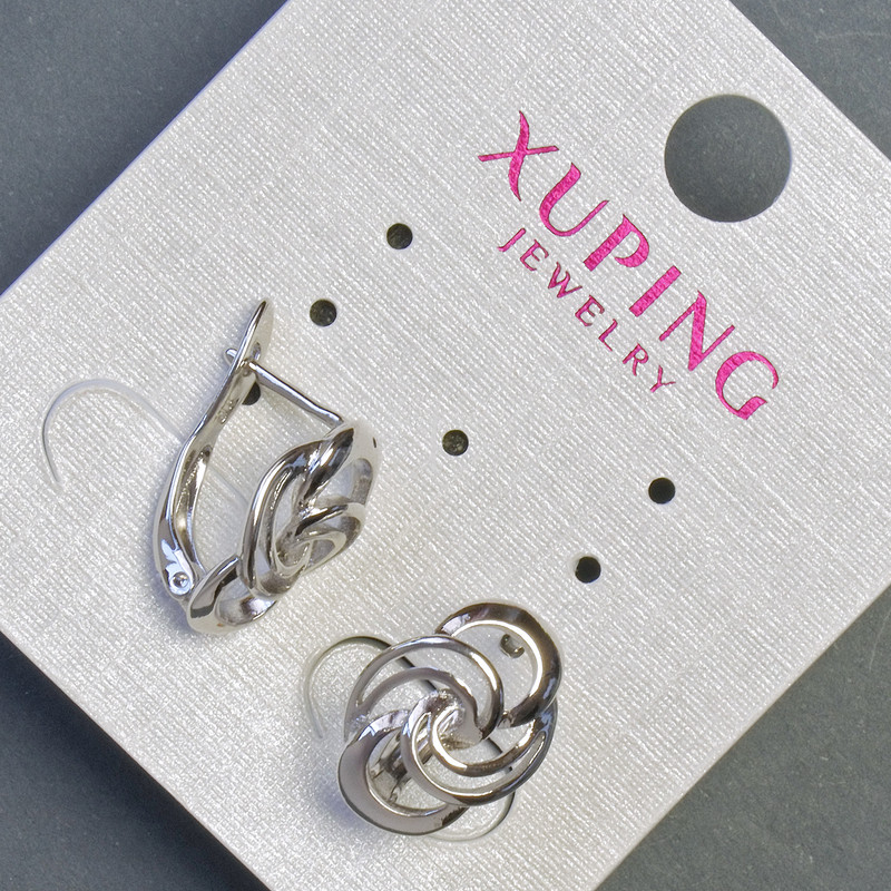 Ohrringe Xuping Rhodium 15×10 mm