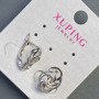 Ohrringe Xuping Rhodium 15×10 mm
