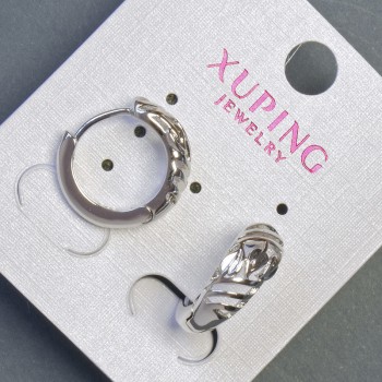 Ohrringe Xuping 7×17 mm Rhodiumbeschichtung
