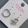 Ohrringe Xuping 15 × 6 mm Rhodiumbeschichtung
