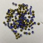 Strasssteine blau, Durchmesser 3 mm (±), Verpackung 4 g (±)