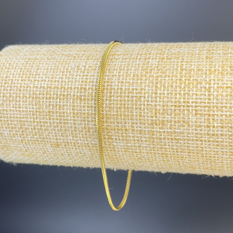 Xuping Armband Vergoldung 18K, Länge 18–22 cm, Dicke 1,6 mm+