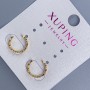 Ohrklemme Xuping 11×3 mm ± Vergoldung 18K