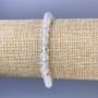 Armband Bergkristall, facettierte Kugeln, Durchmesser 6 mm ±, Länge 18 cm ± Stretcharmband