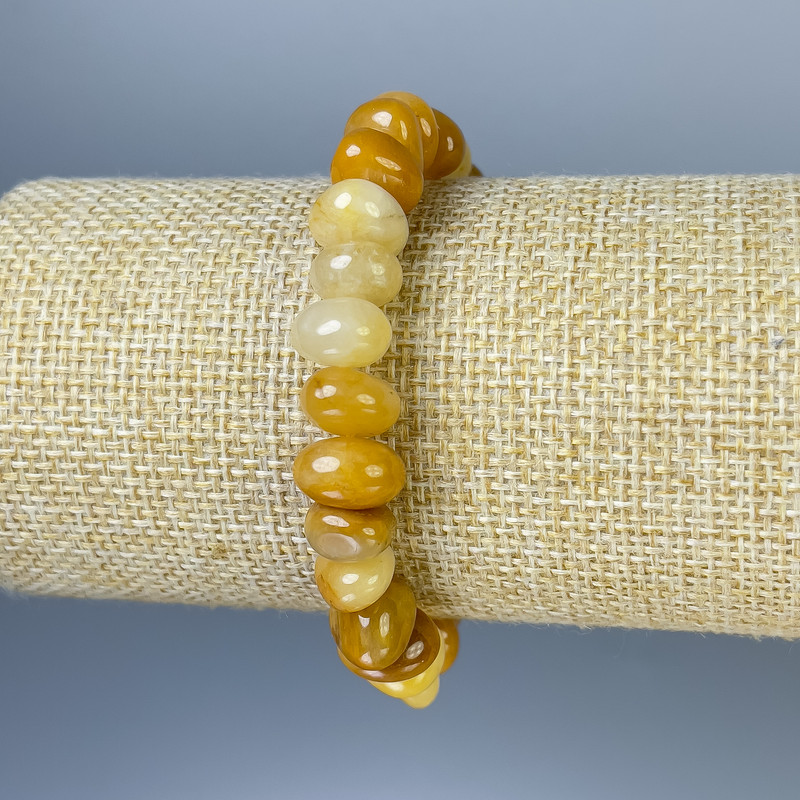 Achat, facettierte Rondellen, Durchmesser 8–11×7 mm, Länge ca. 18 cm, Stretcharmband