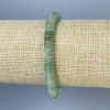 Nephrit-Rondellen-Armband, Durchmesser ca. 6×2 mm, Länge ca. 18 cm, Elastikband