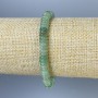 Nephrit-Rondellen-Armband, Durchmesser ca. 6×2 mm, Länge ca. 18 cm, Elastikband
