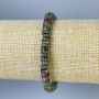 Rondell-Jaspis-Armband »Blut des Drachen«, Durchmesser 6 × 2 mm, Länge ca. 18 cm, Stretch