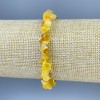 Bernsteinstückchen-Armband, Durchmesser 6–10 × 3–5 mm, Länge 18 cm, Stretch